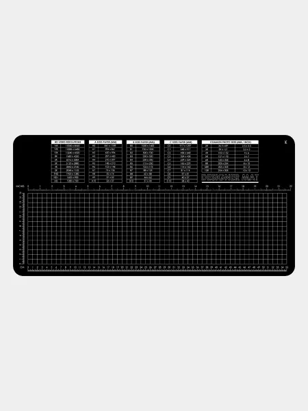 Designer Mat Standard Black