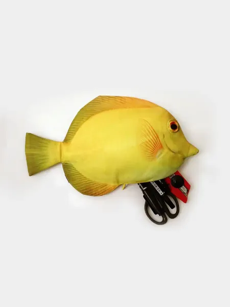 Yellow Tang Fish Pencil Case