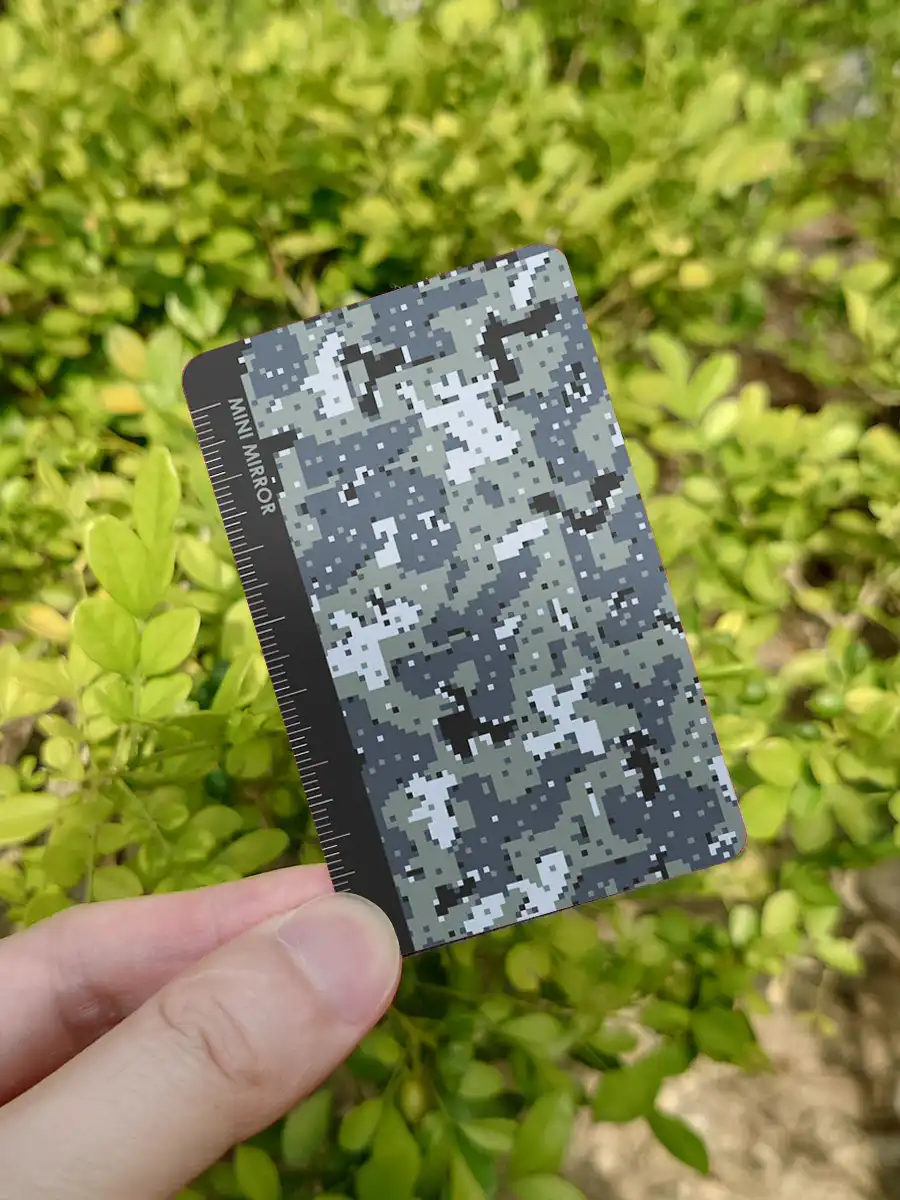 海軍迷彩隨身鏡卡