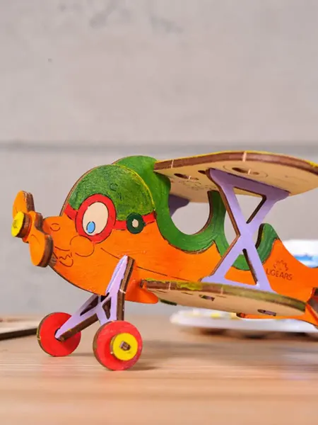 3D Puzzle Biplane