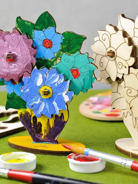 3D Puzzle Bouquet