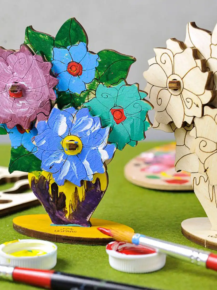 3D Puzzle Bouquet