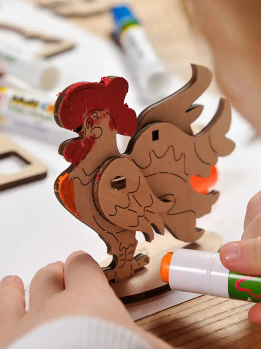 3D Puzzle Cockerel