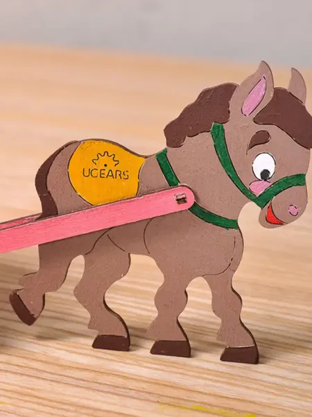 3D Puzzle Donkey