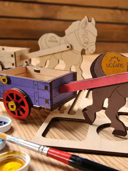 3D Puzzle Donkey