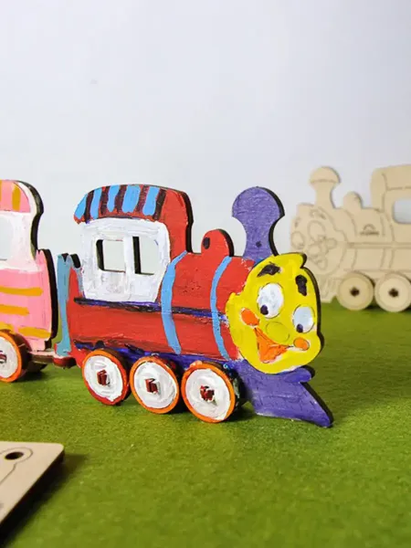 3D Puzzle Locomotive