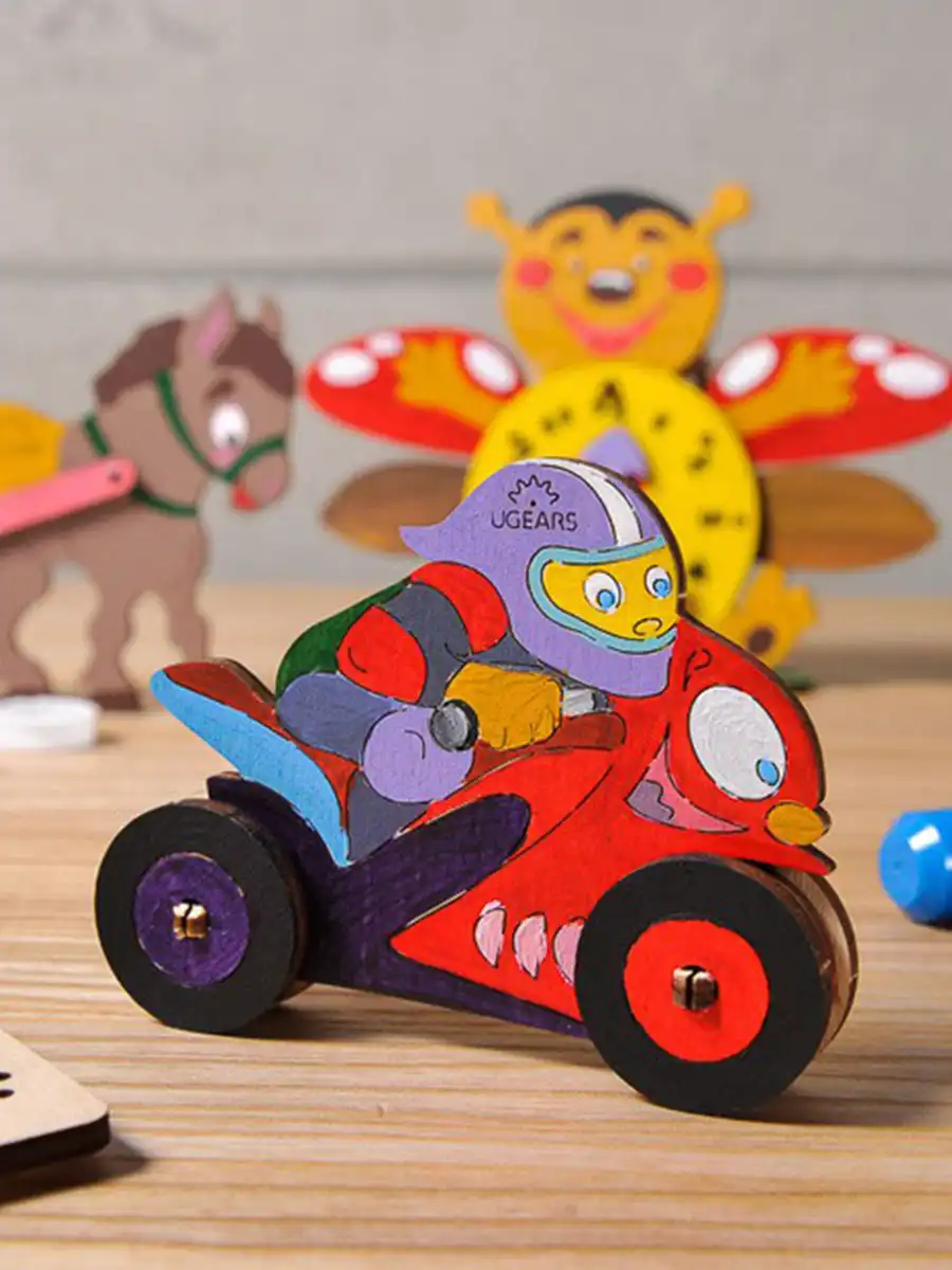 3D Puzzle Motorcyclist