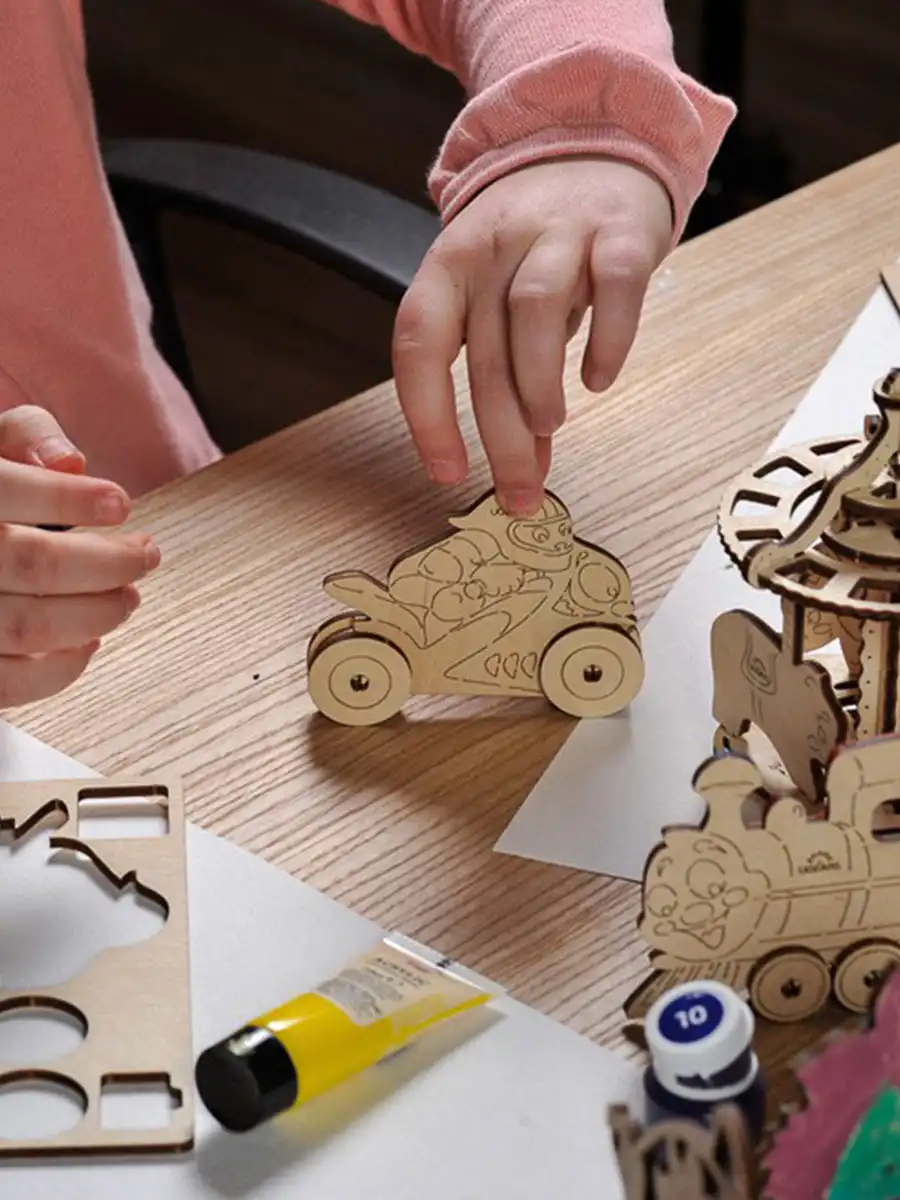 3D Puzzle Motorcyclist