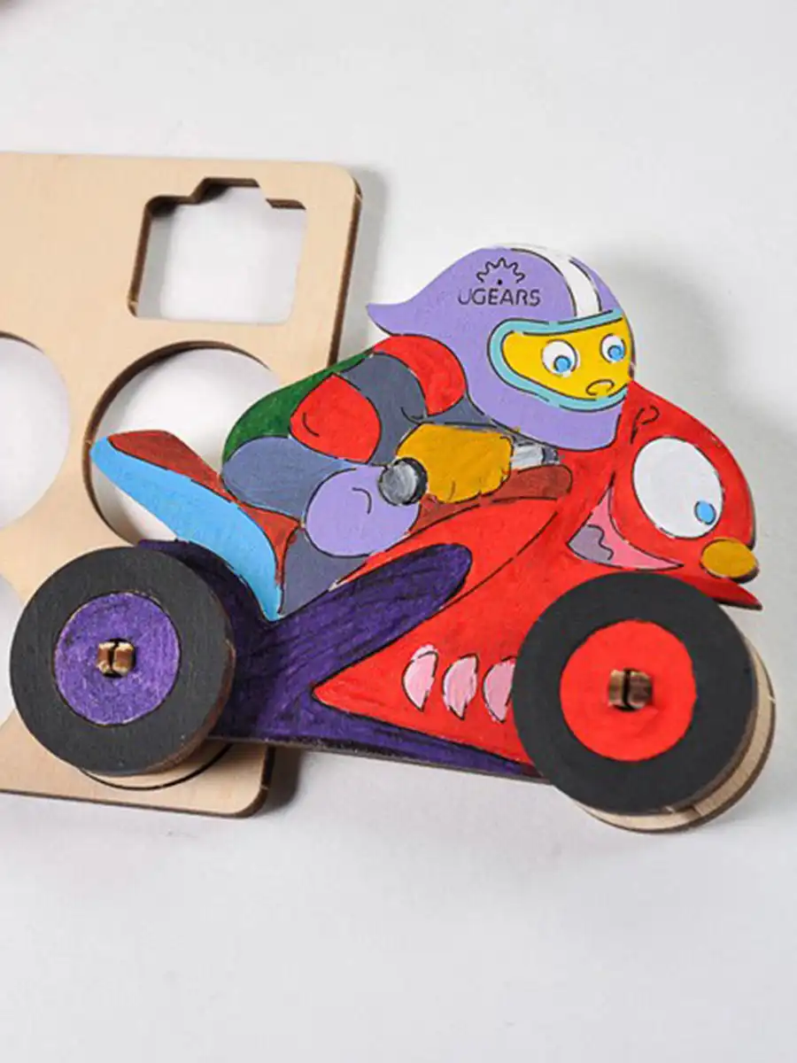 3D Puzzle Motorcyclist