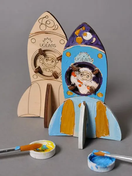 3D Puzzle Rocket