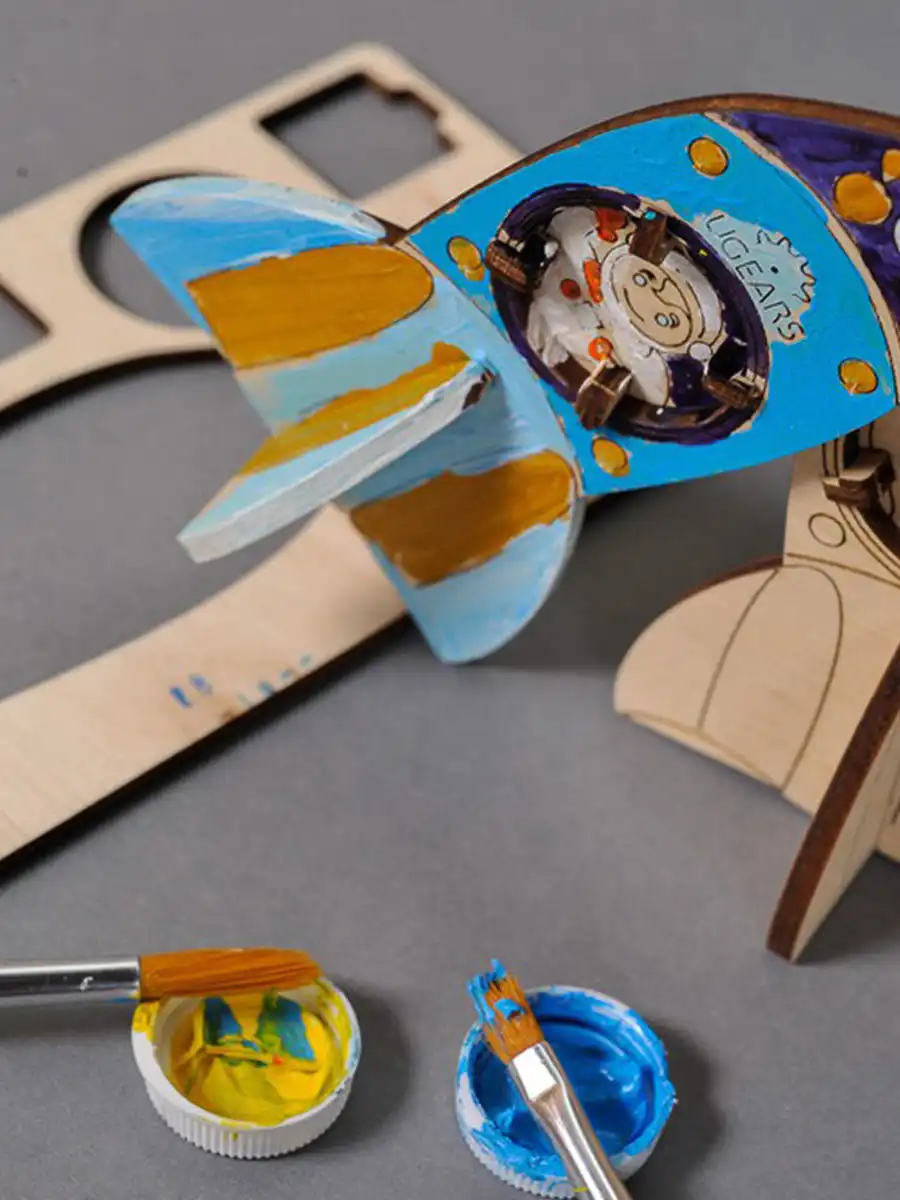 3D Puzzle Rocket