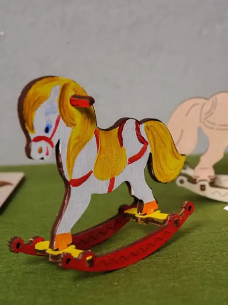 3D Puzzle Rocking Horse