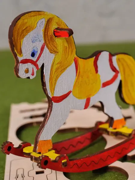 3D Puzzle Rocking Horse
