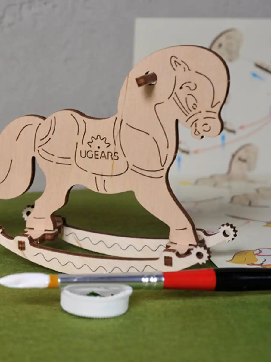 3D Puzzle Rocking Horse