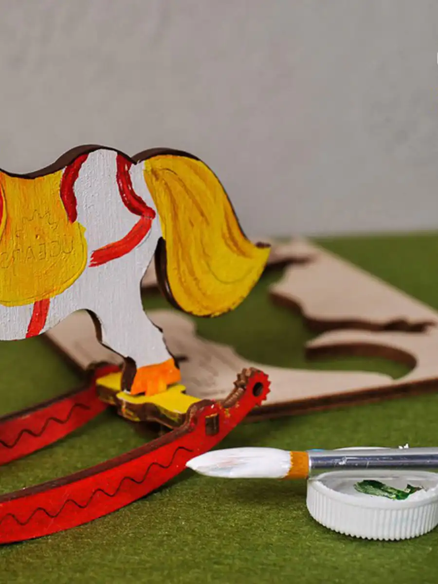 3D Puzzle Rocking Horse