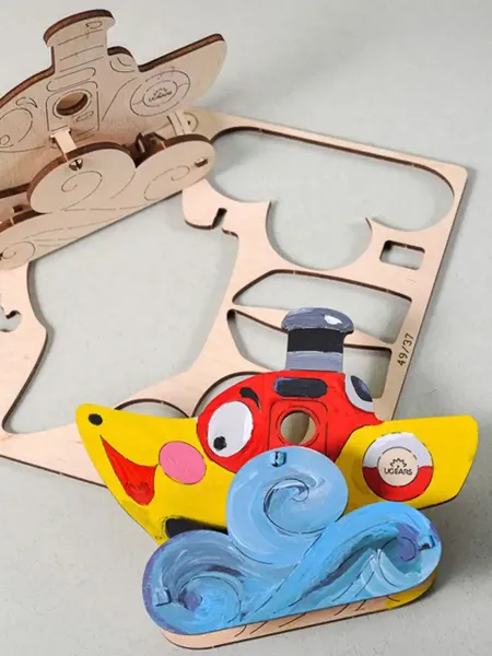3D Puzzle Steamboat