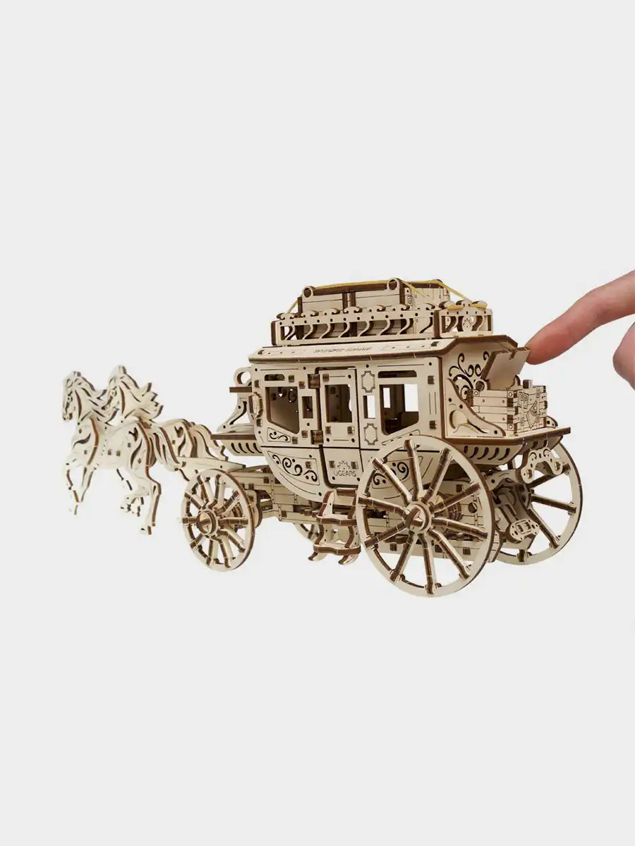 3D Puzzle Stagecoach