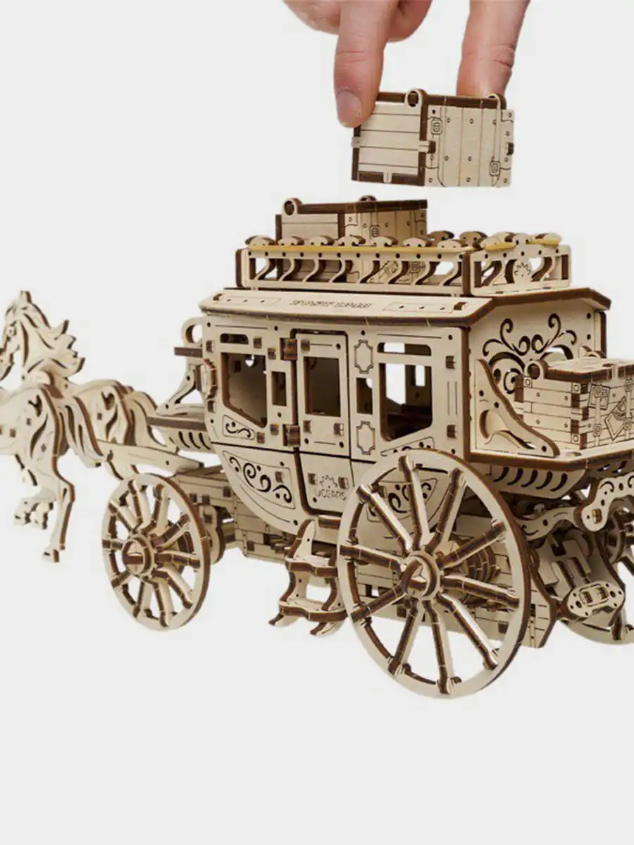 3D Puzzle Stagecoach