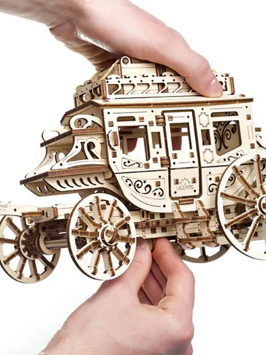 3D Puzzle Stagecoach