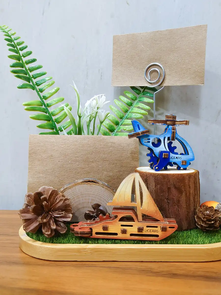 Wooden Puzzle Painting Message Clip Workshop (2Persons)