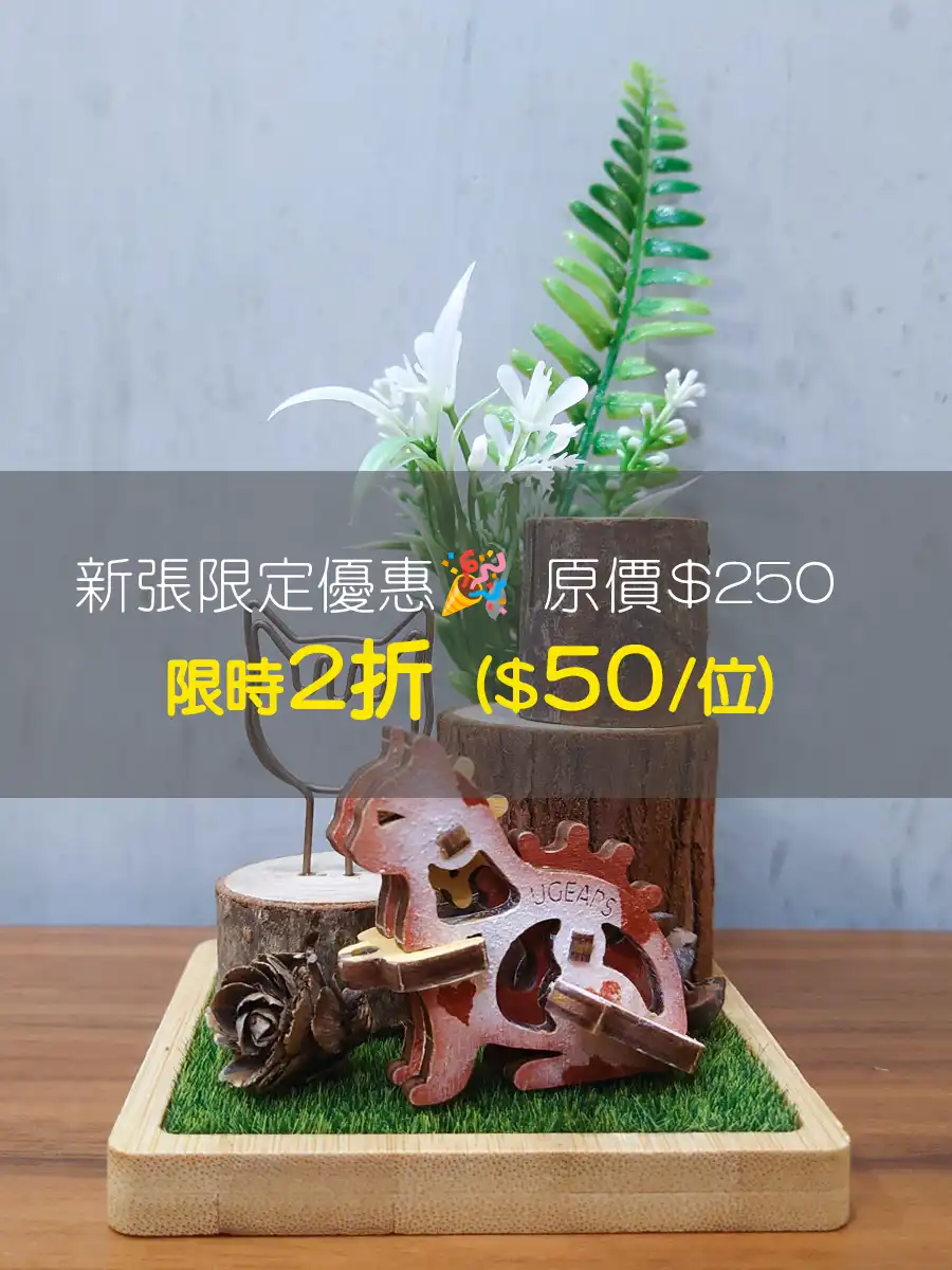 [[Limited-time offer]] Wooden Puzzle Painting Message Clip Workshop (Single)