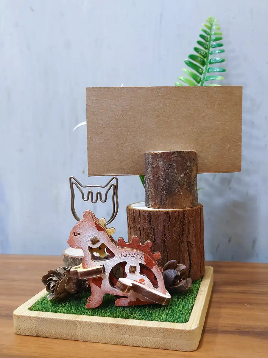 Wooden Puzzle Painting Message Clip Workshop (Single)