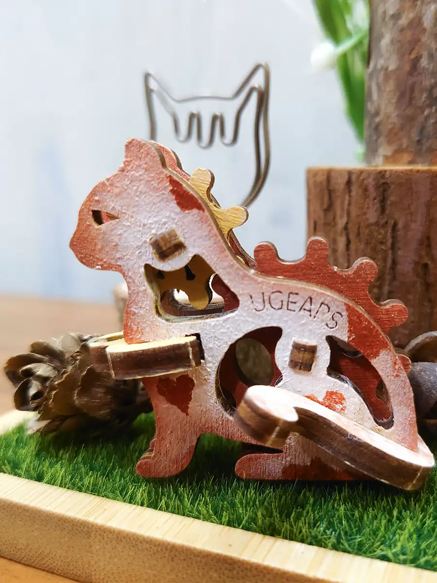 Wooden Puzzle Painting Message Clip Workshop (Single)