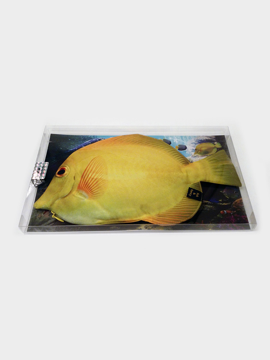 Yellow Tang Fish Pencil Case