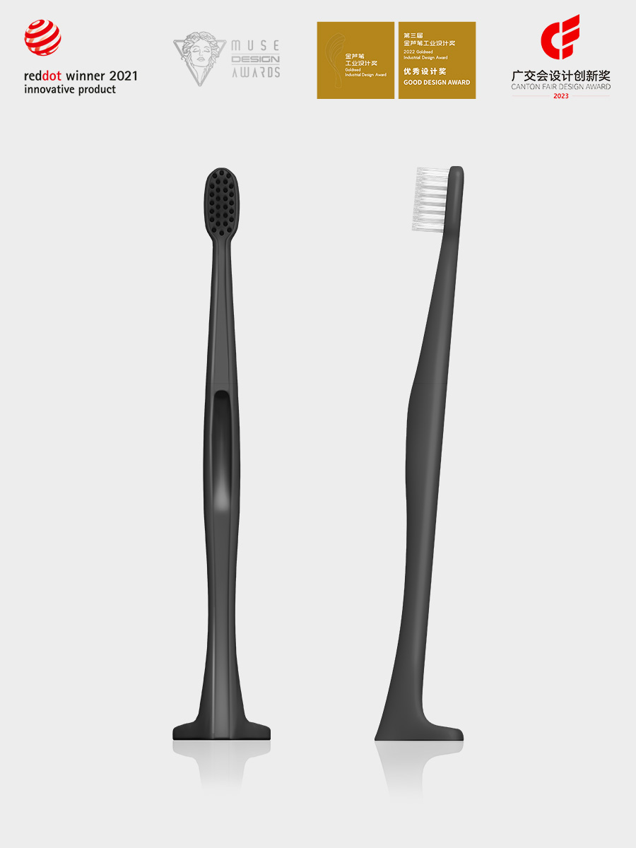 Flow T Brush Grey - Brush Head X4