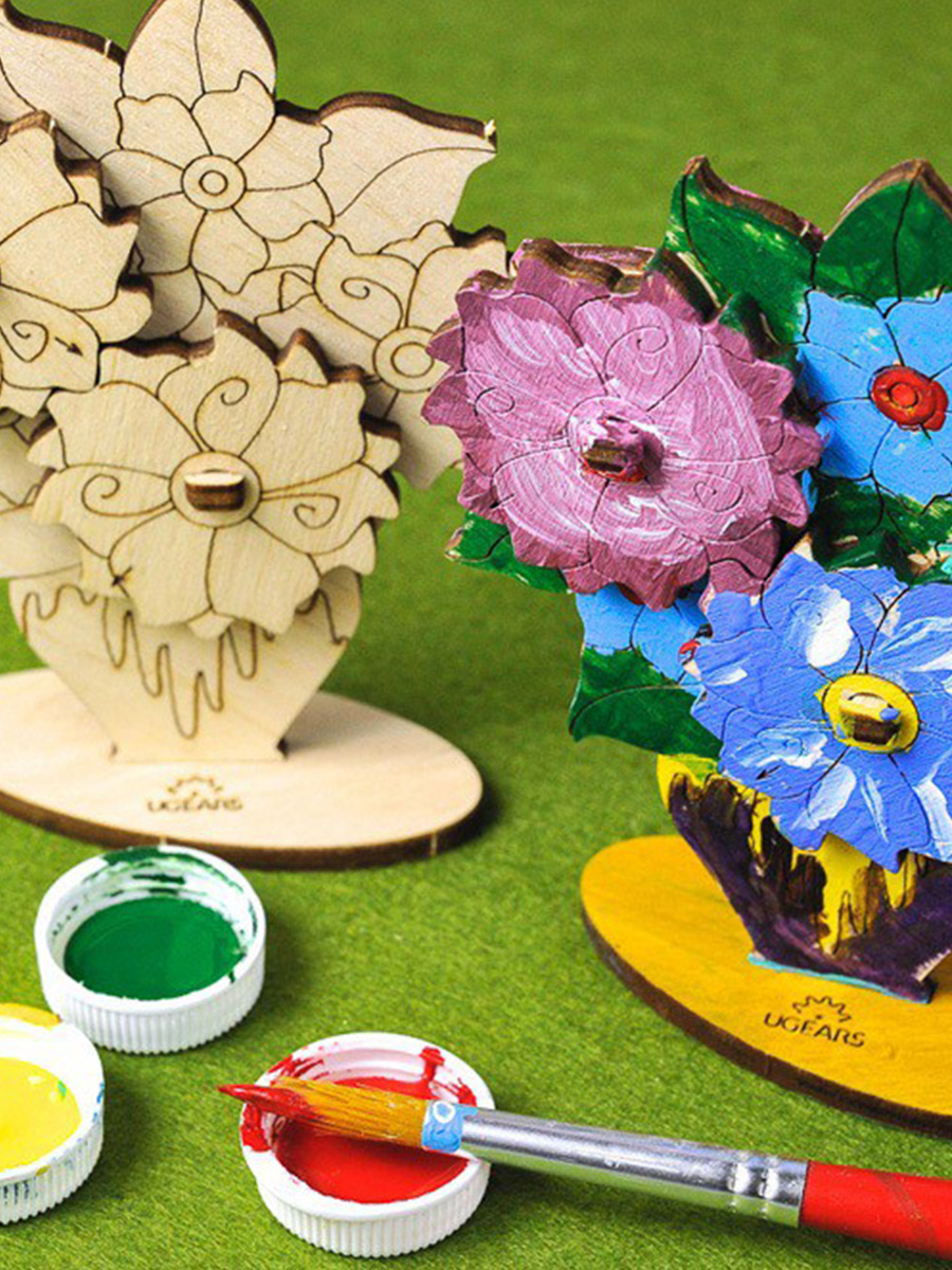 3D Puzzle Bouquet