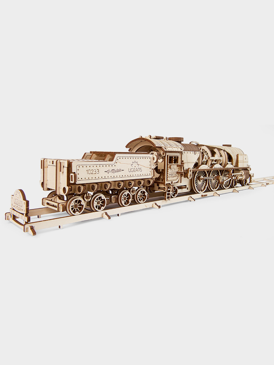 3D Puzzle V-Express Steam Train with Tender