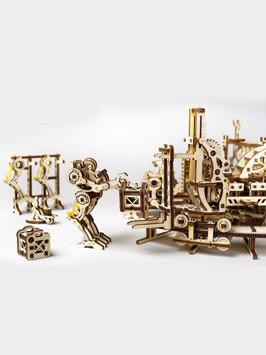 3D Puzzle Robot Factory